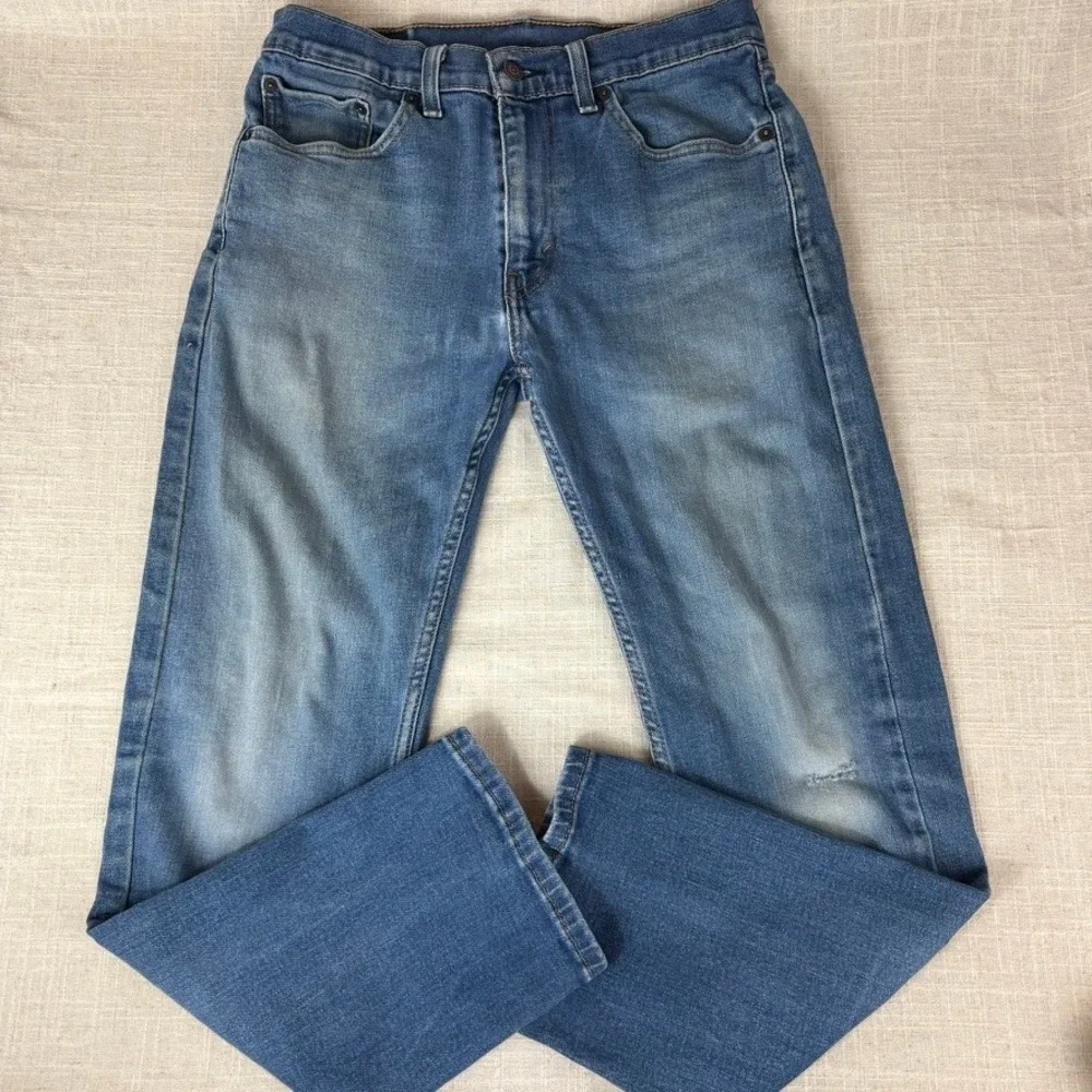 Levi's 505 Regular Fit Jeans Mens 31x30 Blue Good Straight Leg Denim 00505-1541
